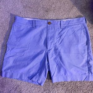 Blue cargo shorts
